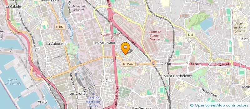 localisation de l'entreprise ASSOCIATION TOUT LE MONDE à MARSEILLE