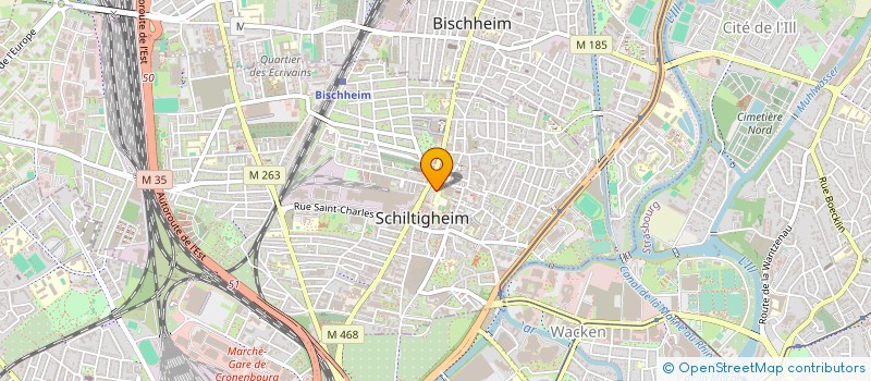 localisation de l'entreprise ASSOCIATION TRACES à SCHILTIGHEIM
