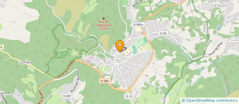 localisation de l'entreprise ASSOCIATION TRACES DE PIERRE  VOLVIC