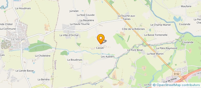 localisation de l'entreprise ASSOCIATION TRAD'MARK  TALENSAC