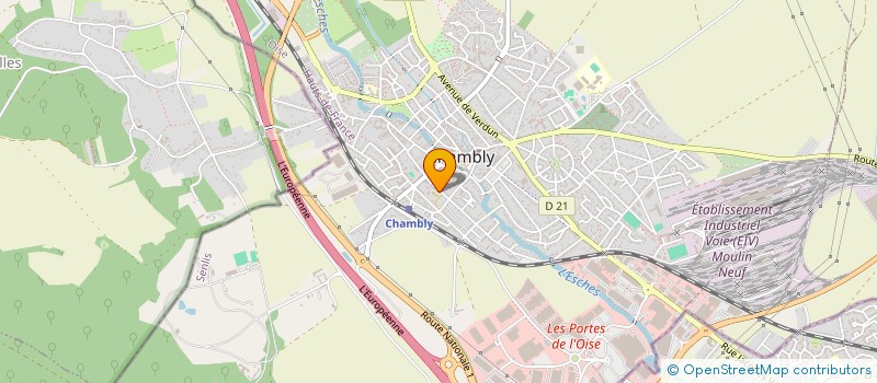 localisation de l'entreprise ASSOCIATION TRAIT D UNION  CHAMBLY