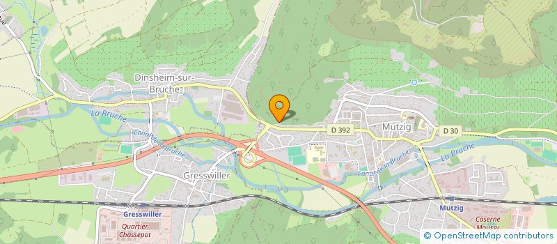 localisation de l'entreprise ASSOCIATION TRAIT D'UNION  MUTZIG