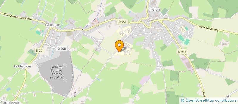 localisation de l'entreprise ASSOCIATION TRAITS D UNION à TRELON