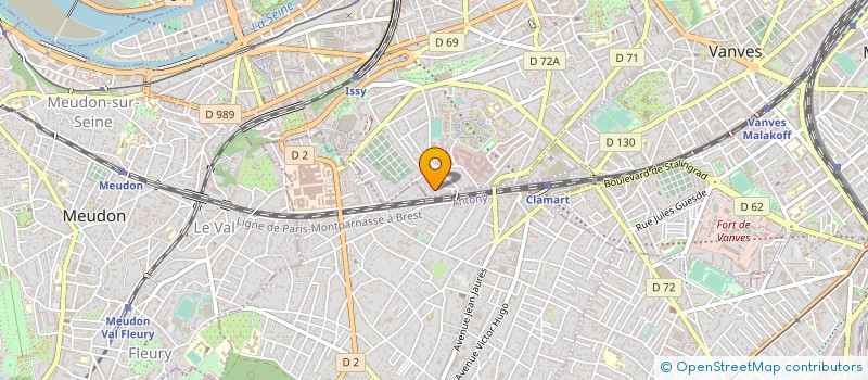 localisation de l'entreprise ASSOCIATION TRAJECTOIRE DE VIE à ISSY-LES-MOULINEAUX