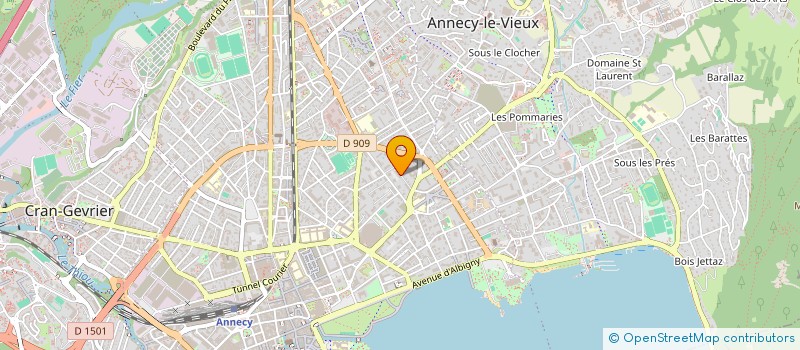 localisation de l'entreprise ASSOCIATION TRAKT à ANNECY