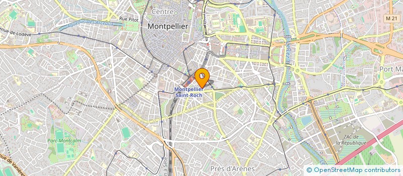 localisation de l'entreprise ASSOCIATION TRAMES à MONTPELLIER