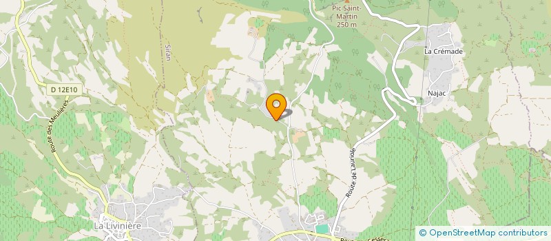 localisation de l'entreprise ASSOCIATION TRAMONTAGNE  FERRALS-LES-MONTAGNES