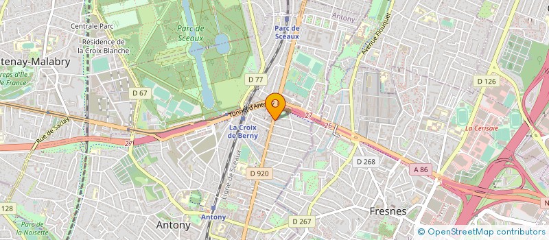 localisation de l'entreprise ASSOCIATION TRANS'BIKE à ANTONY