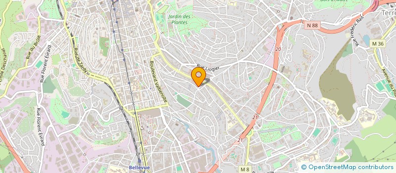 localisation de l'entreprise ASSOCIATION TRANSAIDE à SAINT-ETIENNE