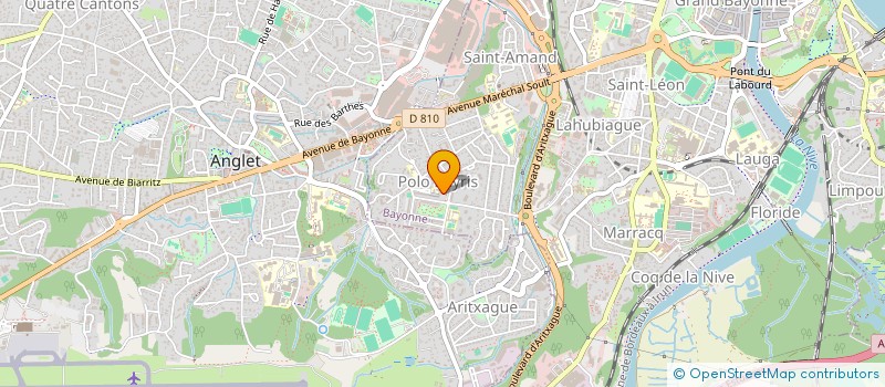 localisation de l'entreprise ASSOCIATION TRANSE EN DANSE à BAYONNE