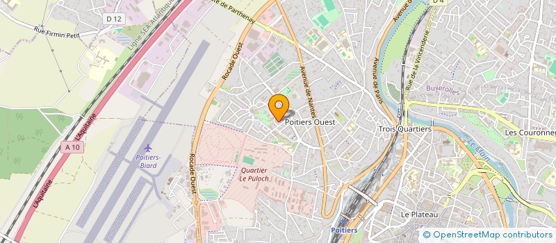 localisation de l'entreprise ASSOCIATION TRANSFERT D'APPEL à POITIERS