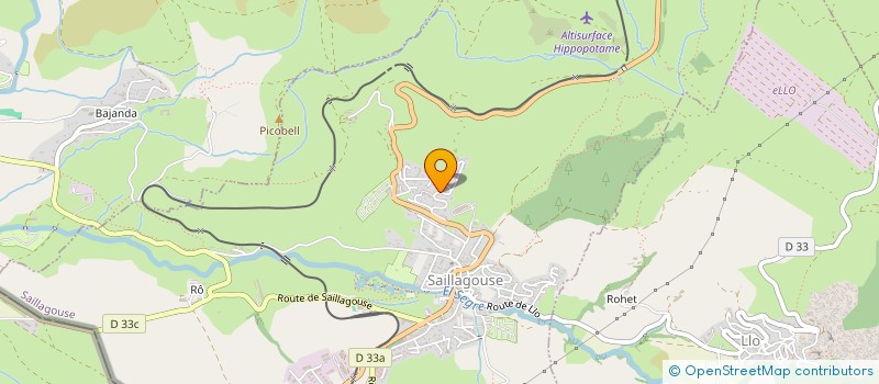 localisation de l'entreprise ASSOCIATION TRANSFRONTALIERE CULTURELLE ET EDUCATIVE JORDI PERE CERDA  SAILLAGOUSE