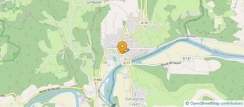 localisation de l'entreprise ASSOCIATION TRANSMISSION YOGA LOT  CAJARC