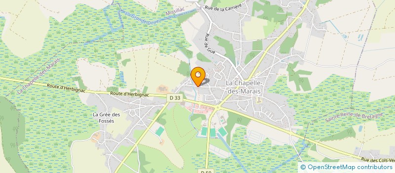 localisation de l'entreprise ASSOCIATION TRANSPORT DISCO JEUNES  LA CHAPELLE-DES-MARAIS