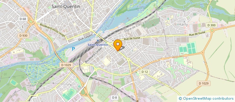 localisation de l'entreprise ASSOCIATION TRANSPORTS SANITAIRES URGENTS DE L'AISNE à SAINT-QUENTIN