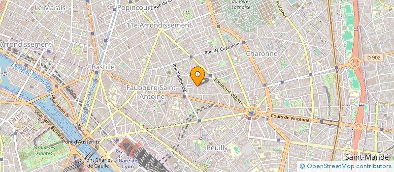 localisation de l'entreprise ASSOCIATION TRANSVERSAL  PARIS