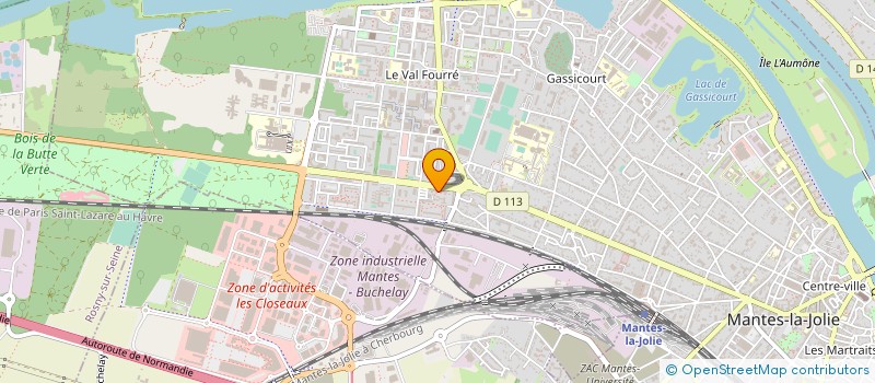 localisation de l'entreprise ASSOCIATION TRANSVERSALES NUITS  MANTES-LA-JOLIE