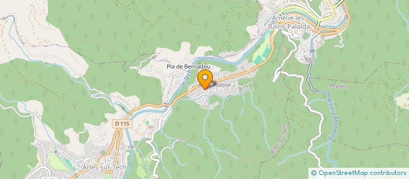 localisation de l'entreprise ASSOCIATION TRAVAIL ET NATURE à MONTFERRER