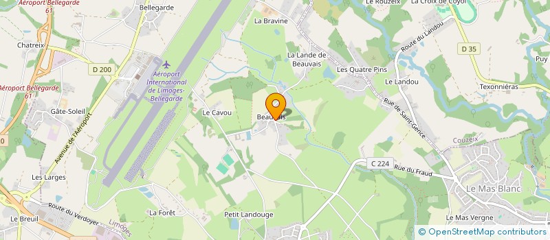 localisation de l'entreprise ASSOCIATION TRAVELLING à LIMOGES