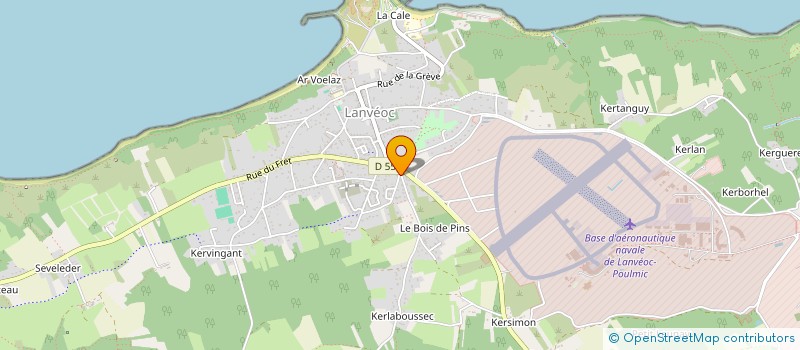 localisation de l'entreprise ASSOCIATION TREBUCHET  LANVEOC