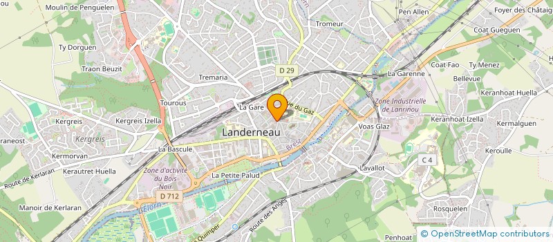 localisation de l'entreprise ASSOCIATION TREIZERIEN à LANDERNEAU