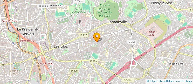 localisation de l'entreprise ASSOCIATION TREMOUSSE à LES LILAS