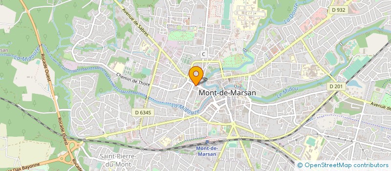localisation de l'entreprise ASSOCIATION TREMPLIN à MONT-DE-MARSAN