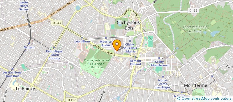 localisation de l'entreprise ASSOCIATION TREMPLIN à CLICHY-SOUS-BOIS