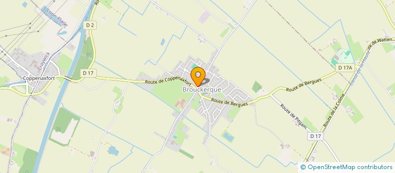 localisation de l'entreprise ASSOCIATION TREMPLIN POUR L ECOLE  BROUCKERQUE