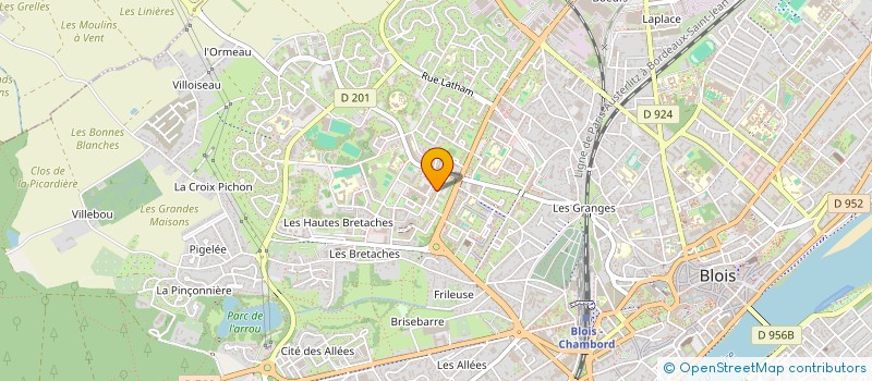 localisation de l'entreprise ASSOCIATION TRESOR 41  BLOIS