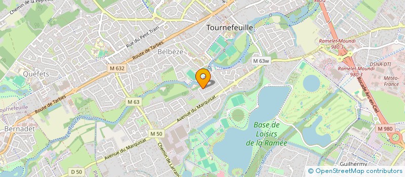 localisation de l'entreprise ASSOCIATION TRHEMA  TOURNEFEUILLE