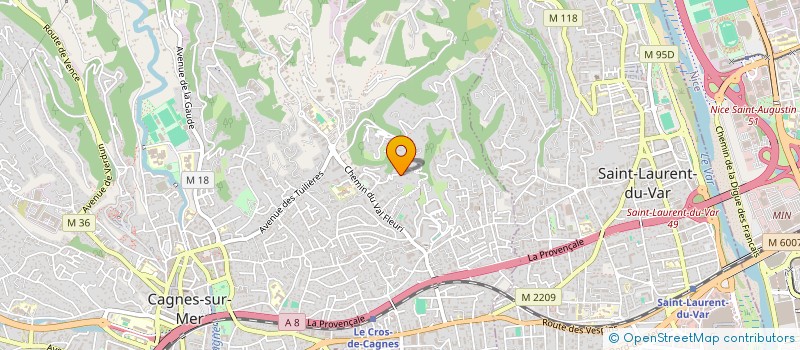 localisation de l'entreprise ASSOCIATION TRILLE à CAGNES-SUR-MER
