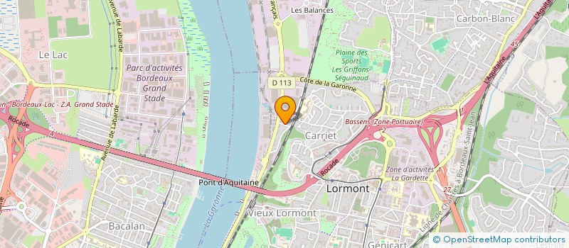 localisation de l'entreprise ASSOCIATION TRIO DU HAUT  LORMONT