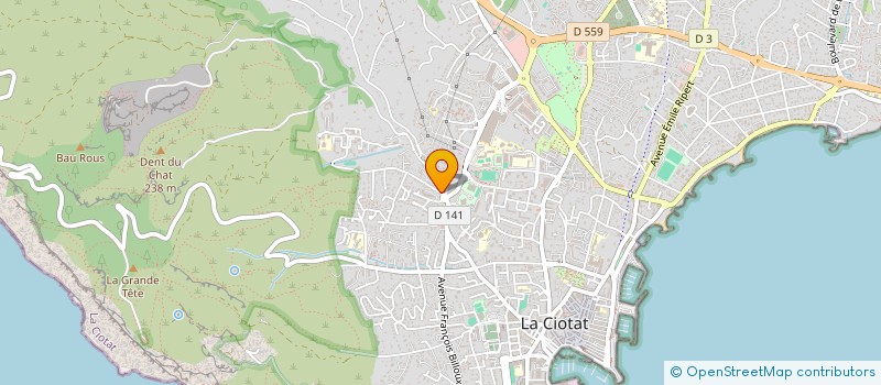 localisation de l'entreprise ASSOCIATION TRIO INOPPORTUN à LA CIOTAT
