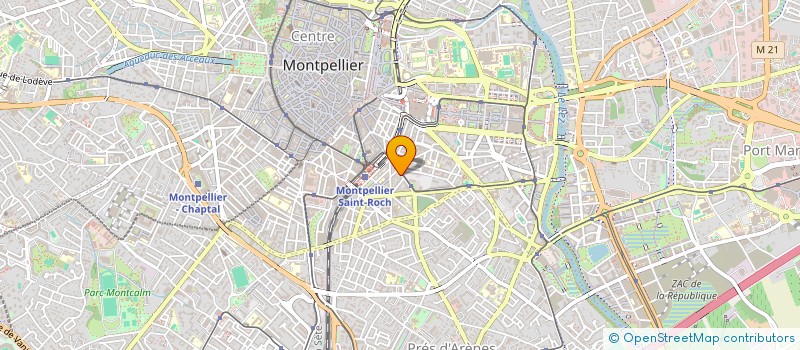 localisation de l'entreprise ASSOCIATION TRIPALIUM à MONTPELLIER