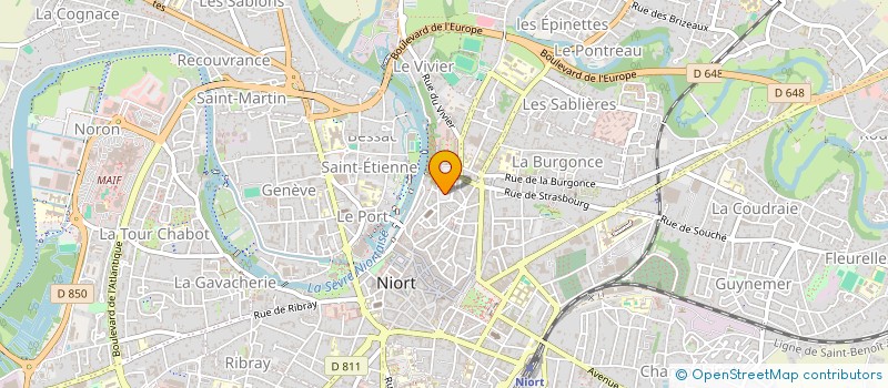 localisation de l'entreprise ASSOCIATION TRIPARTITE DES GESTIONNAIRES DE NIORT à NIORT