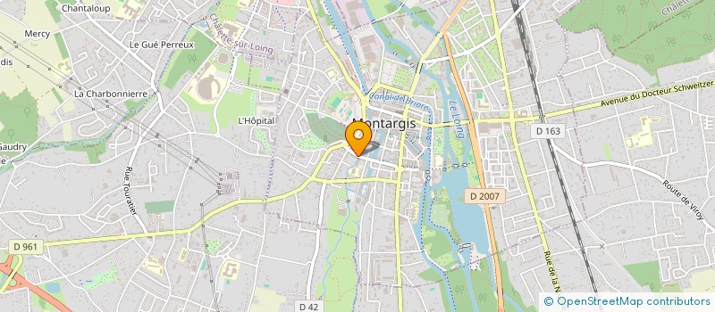 localisation de l'entreprise ASSOCIATION TROIS D MONTARGIS à MONTARGIS