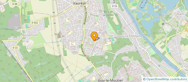 localisation de l'entreprise ASSOCIATION TROIS POMMES  VAUREAL