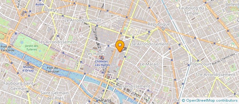 localisation de l'entreprise ASSOCIATION TROIS, QUATRE à PARIS