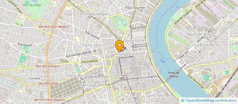 localisation de l'entreprise ASSOCIATION TROLL  BORDEAUX