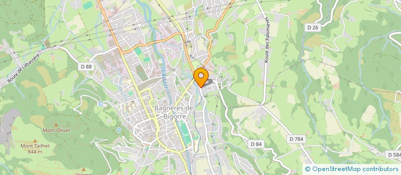 localisation de l'entreprise ASSOCIATION TROUBL'ADOUR  GERDE