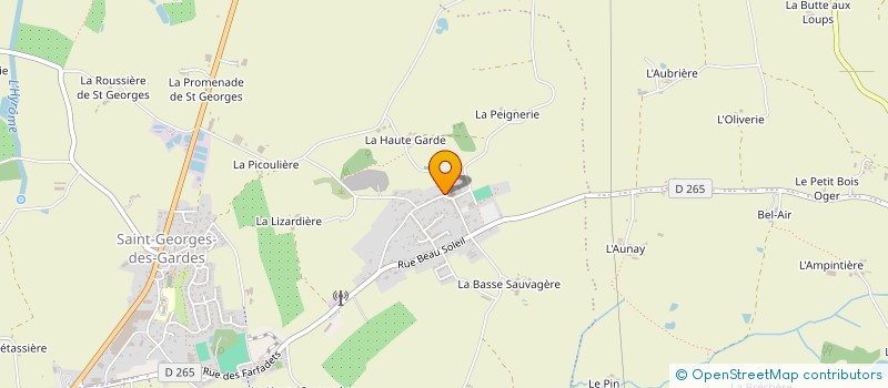 localisation de l'entreprise ASSOCIATION TROUPE THEATRALE '' HAUT 20 SHOW''  CHEMILLE-EN-ANJOU