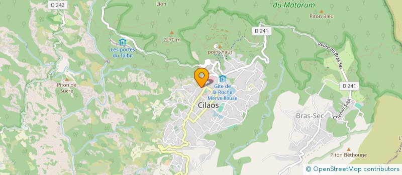 localisation de l'entreprise ASSOCIATION TSILAOS ' ART à CILAOS