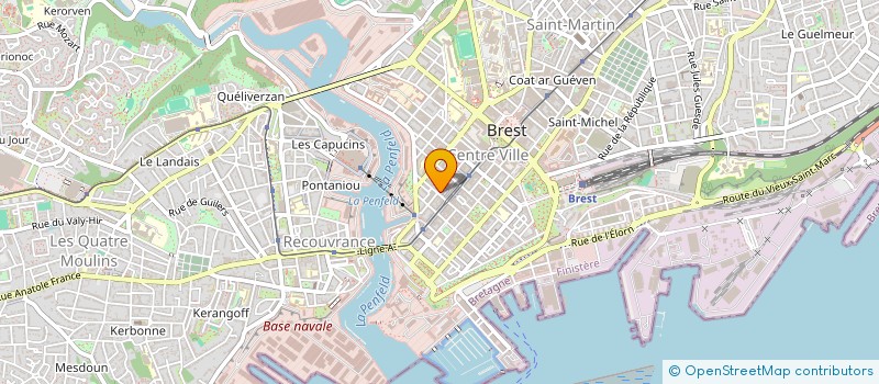 localisation de l'entreprise ASSOCIATION TUD AR MOR à BREST
