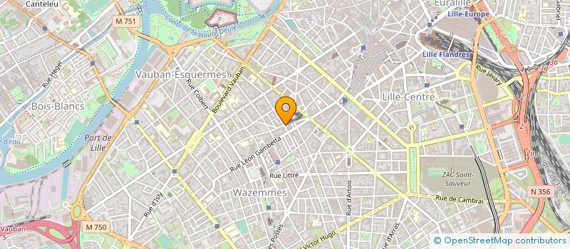 localisation de l'entreprise ASSOCIATION TUMBLEWEEDS à LILLE