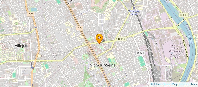 localisation de l'entreprise ASSOCIATION TUNISIENNE DES AMIS (ES) DU VAL DE MARNE à VITRY-SUR-SEINE