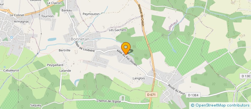 localisation de l'entreprise ASSOCIATION TURIYA  BONNETAN