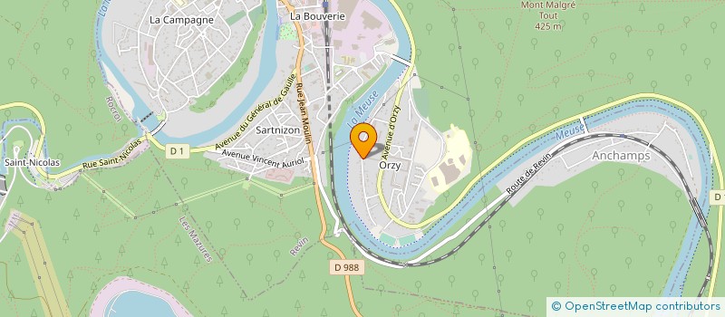 localisation de l'entreprise ASSOCIATION TURQUE CULTURELLE ET SPORTIVE  REVIN