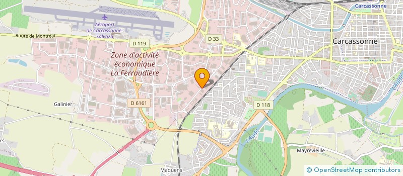 localisation de l'entreprise ASSOCIATION TUTELAIRE DE L AUDE à CARCASSONNE