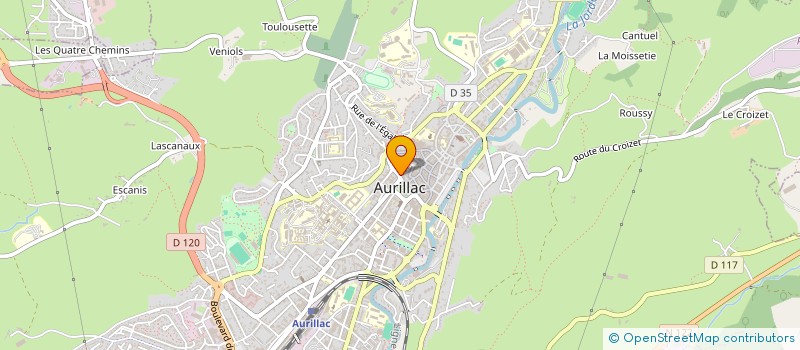 localisation de l'entreprise ASSOCIATION TUTELAIRE DU CANTAL à AURILLAC
